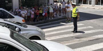 Μαθημα Κυκλοφοριακής Αγωγής του Τμήματος Τροχαίας Κοζάνης