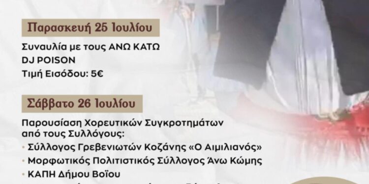 Γαλατινιώτικα 2025. Το πρόγραμμα