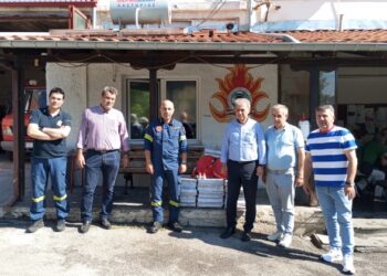 Παράδοση Τεχνικού Εξοπλισμού Αντιμετώπισης Εκτάκτων Αναγκών στην Πυροσβεστική Υπηρεσία Καστοριάς, παρουσία του Περιφερειάρχη Δυτικής Μακεδονίας Γιώργου Αμανατίδη