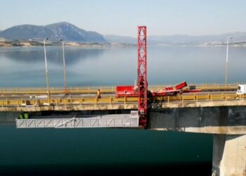 Αυτοψίες για τη μελέτη αποκατάστασης της γέφυρας Σερβίων