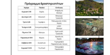 Θερινό Καλλιτεχνικό Σχολείο στον Πεντάλοφο
