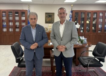 Συνάντηση συνεργασίας του Βουλευτή ΠΕ Κοζάνης Στάθη Κωνσταντινίδη με τον Περιφερειάρχη Δυτικής Μακεδονίας Γιώργο Αμανατίδη