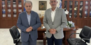 Συνάντηση συνεργασίας του Βουλευτή ΠΕ Κοζάνης Στάθη Κωνσταντινίδη με τον Περιφερειάρχη Δυτικής Μακεδονίας Γιώργο Αμανατίδη