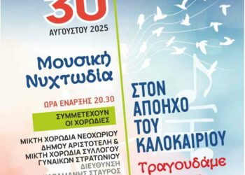 Εκδήλωση Μορφωτικού Ομίλου Βελβεντού “Μουσική Νυχτωδία”
