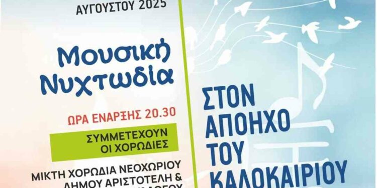Εκδήλωση Μορφωτικού Ομίλου Βελβεντού “Μουσική Νυχτωδία”