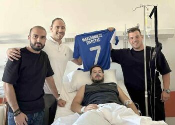 Μακεδονικός Σιάτιστας: Σε επιτυχημένη χειρουργική επέμβαση αποκατάστασης της ρήξης πρόσθιου χιαστού υπεβλήθη ο Βασίλης Μπατσής