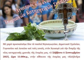 Ενορία Αγίου Δημητρίου Σιάτιστας: Έναρξη κατηχητικής χρονιάς