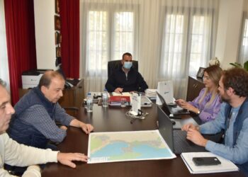 Συνάντηση του Δημάρχου Καστοριάς Γιάννη Κορεντσίδη με εκπροσώπους της Ελληνικής Εταιρείας Διανομής Αερίων Enaon EDA