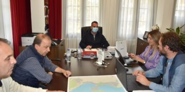 Συνάντηση του Δημάρχου Καστοριάς Γιάννη Κορεντσίδη με εκπροσώπους της Ελληνικής Εταιρείας Διανομής Αερίων Enaon EDA