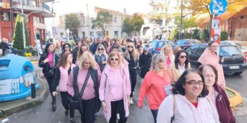 Γρεβενά: Ομαδικός Περίπατος Ευαισθητοποίησης για την Πρόληψη του Καρκίνου του Μαστού