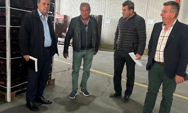 Επίσκεψη του Περιφερειάρχη κ. Αμανατίδη και των Αντιπεριφερειάρχων κ. Σαββόπουλου και κ. Χαρούμενου στη ΓΕΟΚ