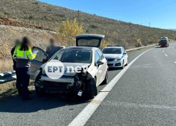 Τροχαίο ατύχημα στην Εγνατία Οδό προς Καστοριά