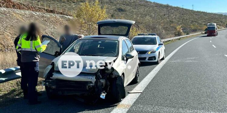 Τροχαίο ατύχημα στην Εγνατία Οδό προς Καστοριά