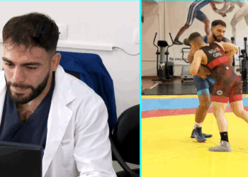 Ηλίας Παγκαλίδης: Το πρωί στο ιατρείο του Μποδοσάκειου, το μεσημέρι στο παλαιστικό ταπί