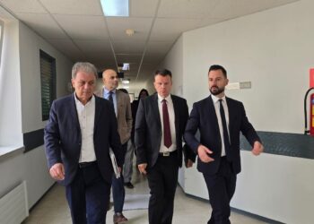 Στο «Μποδοσάκειo» Νοσοκομείο ο Περιφερειάρχης Γιώργος Αμανατίδης και ο Διοικητής της 3ης ΥΠΕ Δημήτρης Τσαλικάκης