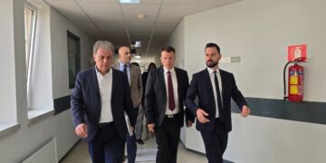 Στο «Μποδοσάκειo» Νοσοκομείο ο Περιφερειάρχης Γιώργος Αμανατίδης και ο Διοικητής της 3ης ΥΠΕ Δημήτρης Τσαλικάκης
