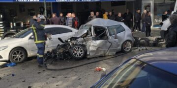 Σοβαρό τροχαίο ατύχημα στην περιοχή του υδραγωγείου Πτολεμαΐδας – Τι λένε οδηγοί – Βίντεο και φωτογραφίες