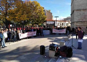 Οι συνταξιούχοι συμμετείχαν στο συλλαλητήριο της Κοζάνης