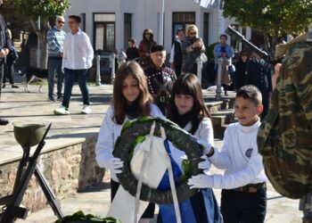 Πραγματοποιήθηκαν στη Βασιλειάδα οι εκδηλώσεις Τιμής και Μνήμης για τον πρώτο πεσόντα Έλληνα Αξιωματικό του Έπους του ’40, Υποσμηναγό Ευάγγελο Γιάνναρη