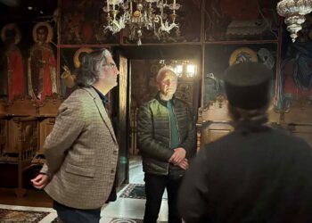 Επίσκεψη του Δημάρχου Σερβίων στη Μονή Ζάβορδας – Συζήτηση για προοπτικές ανάπτυξης και ανάδειξης της περιοχής