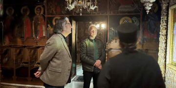 Επίσκεψη του Δημάρχου Σερβίων στη Μονή Ζάβορδας – Συζήτηση για προοπτικές ανάπτυξης και ανάδειξης της περιοχής