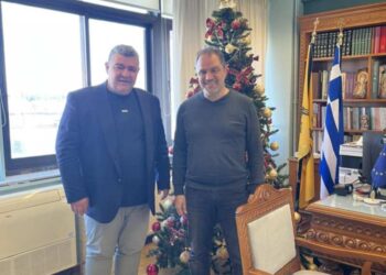 Επιμελητήριο Κοζάνης: Συνάντηση εργασίας του Προέδρου του Επιμελητηρίου Κοζάνης  Μητλιάγκα Γιάννη με τον Αντιπεριφερειάρχη της Π.Ε. Κοζάνης Βύζα Κωνσταντίνο