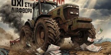 Συγκέντρωση τρακτέρ στη Νεάπολη