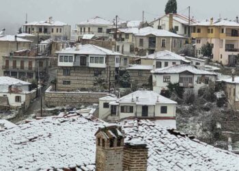 Όμορφες εικόνες από την χιονισμένη Σιάτιστα. Βίντεο και φωτογραφίες