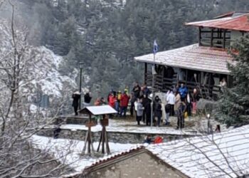 Έκοψαν τη Βασιλόπιτα οι Ορειβάτες στο Μπούρινο. Βίντεο και φωτογραφίες