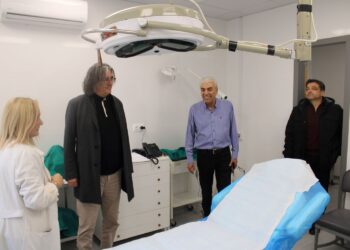 Επίσκεψη του Δημάρχου Σερβίων στο ανακαινισμένο Κέντρο Υγείας Σερβίων