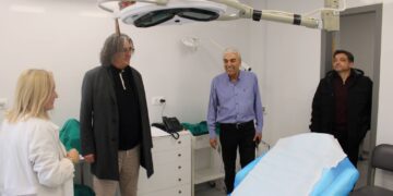 Επίσκεψη του Δημάρχου Σερβίων στο ανακαινισμένο Κέντρο Υγείας Σερβίων