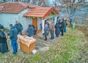 Κορυφή Βοΐου – Στο εξωκκλήσι του Αγίου Αθανασίου