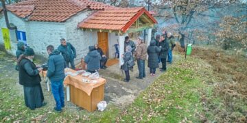 Κορυφή Βοΐου – Στο εξωκκλήσι του Αγίου Αθανασίου