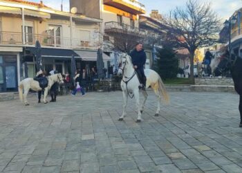 Οι «καβαλάρηδες του Κρόκου» στο μοναστήρι του Αγίου Νικάνορα