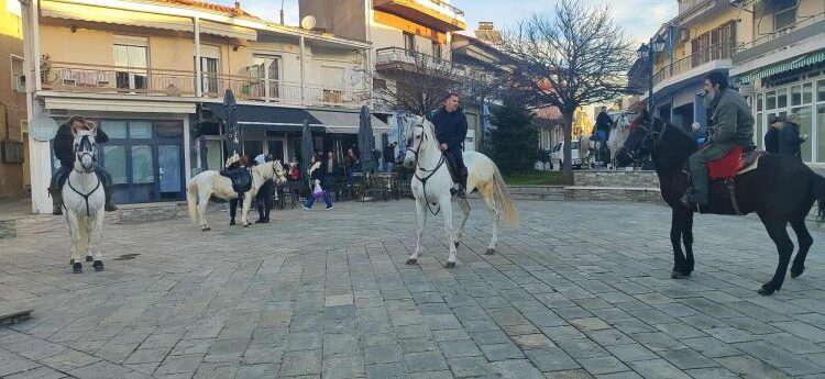 Οι «καβαλάρηδες του Κρόκου» στο μοναστήρι του Αγίου Νικάνορα