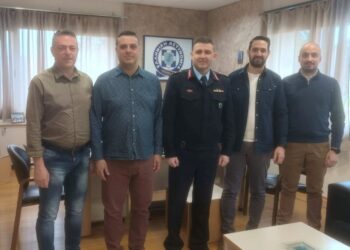 Εθιμοτυπικη επίσκεψη της Ένωσης Αστυνομικών Υπαλλήλων Καστοριάς στον Γενικό Περ. Αστυν. Διευθυν. Δυτικής Μακεδονίας