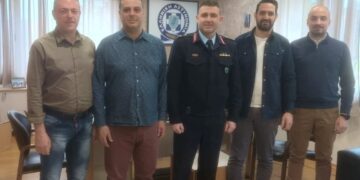 Εθιμοτυπικη επίσκεψη της Ένωσης Αστυνομικών Υπαλλήλων Καστοριάς στον Γενικό Περ. Αστυν. Διευθυν. Δυτικής Μακεδονίας