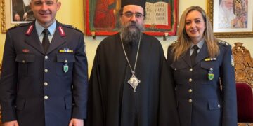 Εθιμοτυπική επίσκεψη του Νέου Γενικού Περιφερειακού Αστυνομικού  Διευθυντή Δυτικής Μακεδονίας στο Μητροπολίτη Καστοριάς 