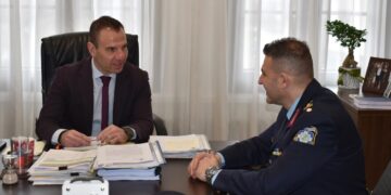 Εθιμοτυπική επίσκεψη του Γενικού Περιφερειακού Αστυνομικού Διευθυντή Δυτικής Μακεδονίας στον Δήμαρχο Καστοριάς