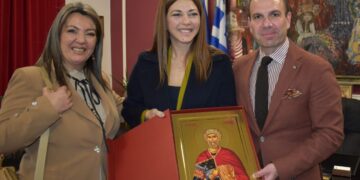 Συνάντηση του Δημάρχου Καστοριάς Γιάννη Κορεντσίδη με την Υπουργό Παιδείας, Θρησκευμάτων και Αθλητισμού Σοφία Ζαχαράκη