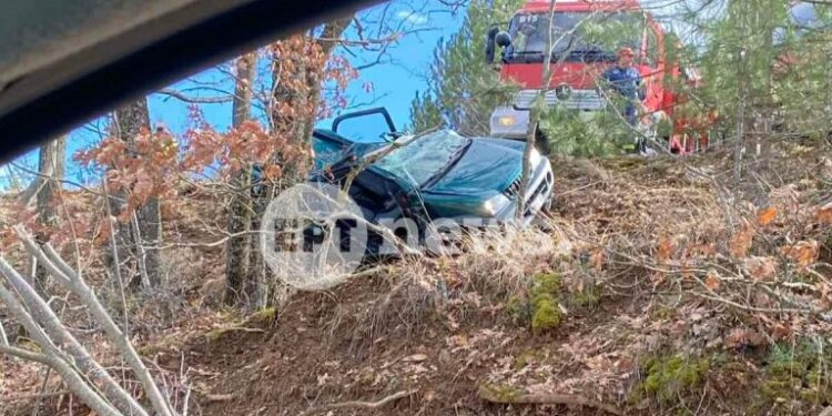 Τροχαίο δυστύχημα στην Καστοριά: Νεκρός οδηγός μετά από ανατροπή αυτοκινήτου