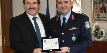 Εθιμοτυπικές επισκέψεις του Γενικού Περιφερειακού Αστυνομικού Διευθυντή Δυτικής Μακεδονίας στον Αντιπεριφερειάρχη και Δήμαρχο Φλώρινας 