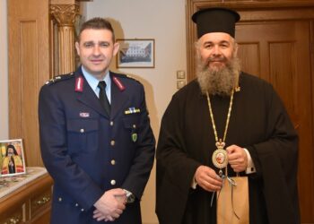 Εθιμοτυπική επίσκεψη του Γενικού Περιφερειακού Αστυνομικού  Διευθυντή Δυτικής Μακεδονίας στο Μητροπολίτη Φλωρίνης, Πρεσπών και Εορδαίας