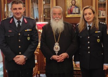 Εθιμοτυπική επίσκεψη του Νέου Γενικού Περιφερειακού Αστυνομικού Διευθυντή Δυτικής Μακεδονίας στο Μητροπολίτη Σερβίων και Κοζάνης