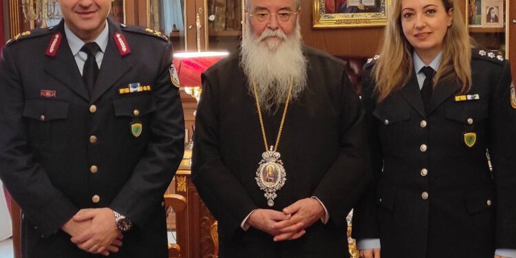 Εθιμοτυπική επίσκεψη του Νέου Γενικού Περιφερειακού Αστυνομικού Διευθυντή Δυτικής Μακεδονίας στο Μητροπολίτη Σερβίων και Κοζάνης