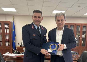 Εθιμοτυπικές επισκέψεις του Γενικού Περιφερειακού Αστυνομικού Διευθυντή Δυτικής Μακεδονίας, σε Περιφερειάρχη και Δήμαρχο Κοζάνης
