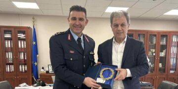 Εθιμοτυπικές επισκέψεις του Γενικού Περιφερειακού Αστυνομικού Διευθυντή Δυτικής Μακεδονίας, σε Περιφερειάρχη και Δήμαρχο Κοζάνης