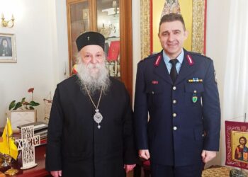Εθιμοτυπική επίσκεψη του Γενικού Περιφερειακού Αστυνομικού Διευθυντή Δυτικής Μακεδονίας  στον Μητροπολίτη Γρεβενών