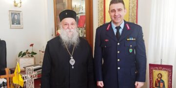 Εθιμοτυπική επίσκεψη του Γενικού Περιφερειακού Αστυνομικού Διευθυντή Δυτικής Μακεδονίας  στον Μητροπολίτη Γρεβενών