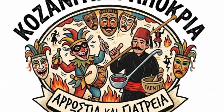 Κοζανίτικη Αποκριά – «Αρρώστια και γιατρειά!»: Από τις 12 Φεβρουάριου έως και τις 22 Φεβρουαρίου 2026. Βίντεο